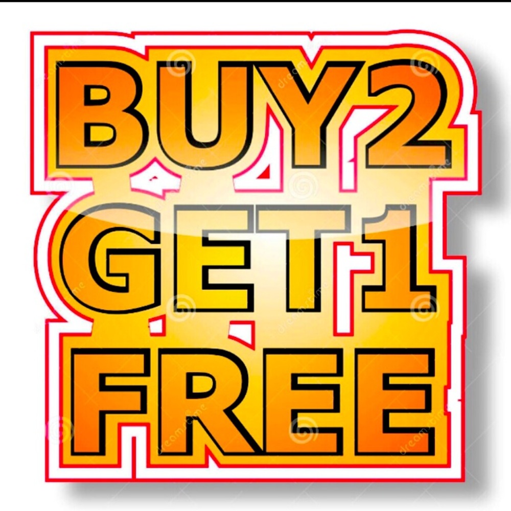 BUY 2 ✌️GET 1 👆FREE 🉑🈶🈚️🈸🈺🈷️ B2️⃣G1️⃣F